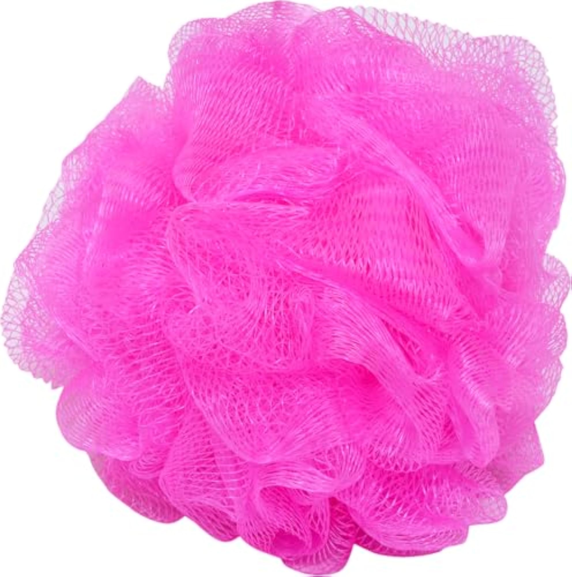 Soft Round Loofah Back Sponge with Long Handle